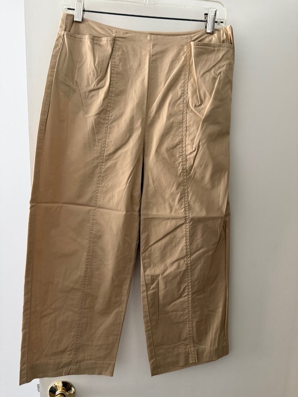 Talbots  Tan Straight-Leg Chinos